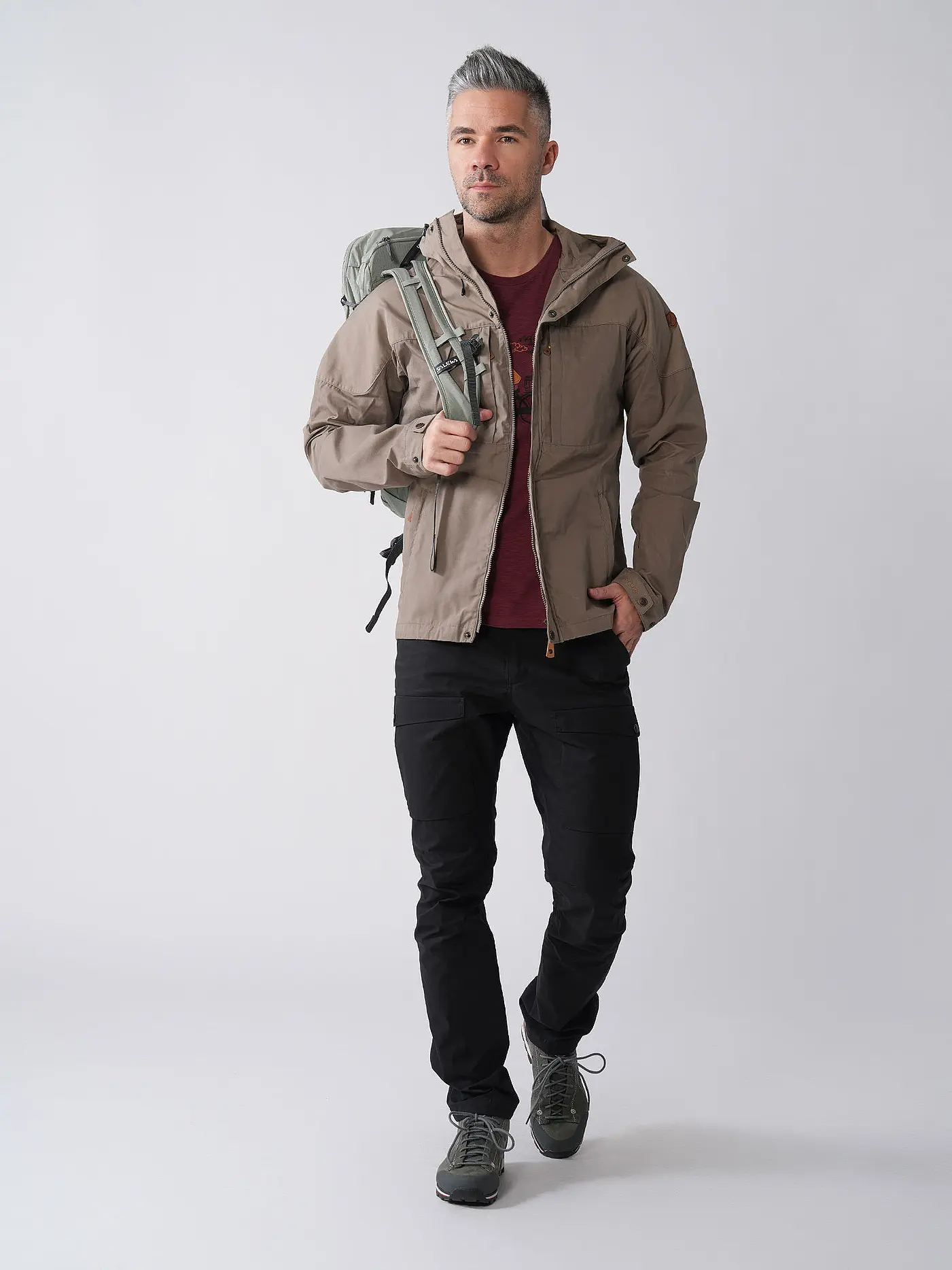 FJÄLLRÄVEN | Herren Parka Skogsö G-1000 | 